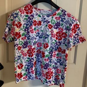 Cute cotton floral t-shirt from Talbots.
